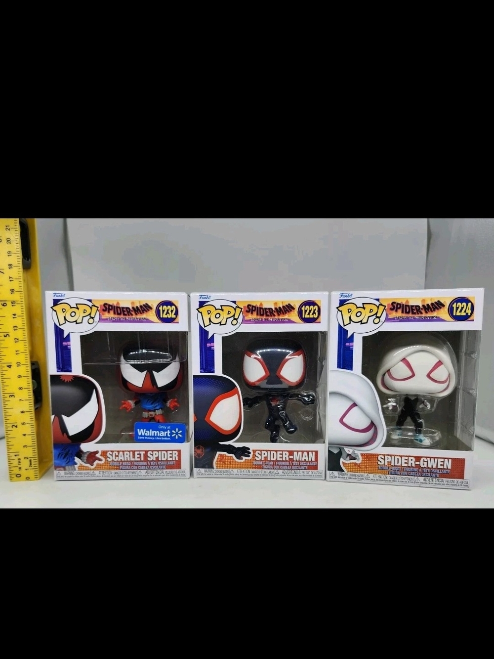 Funko Pop! Marvel Spider-Verse Trio - Scarlet Spider, Spider-Man, Spider-Gwen